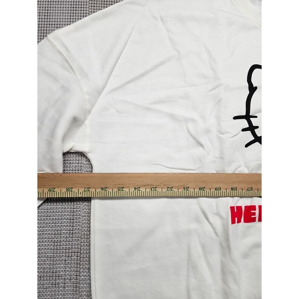 Hello Kitty by Sanrio Women's Cozy Graphic Sweatshirt Plus Size 2X White - Picture 3 of 9